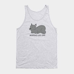 Skipping Leg Day Tank Top